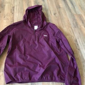 Quarter zip windbreaker